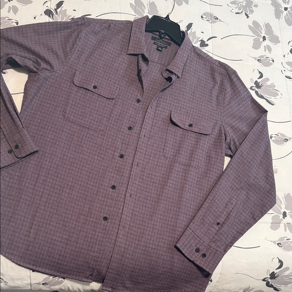 Marc Anthony Other - Marc Anthony Burgundy Checkered Shirt